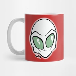 White Alien Mug